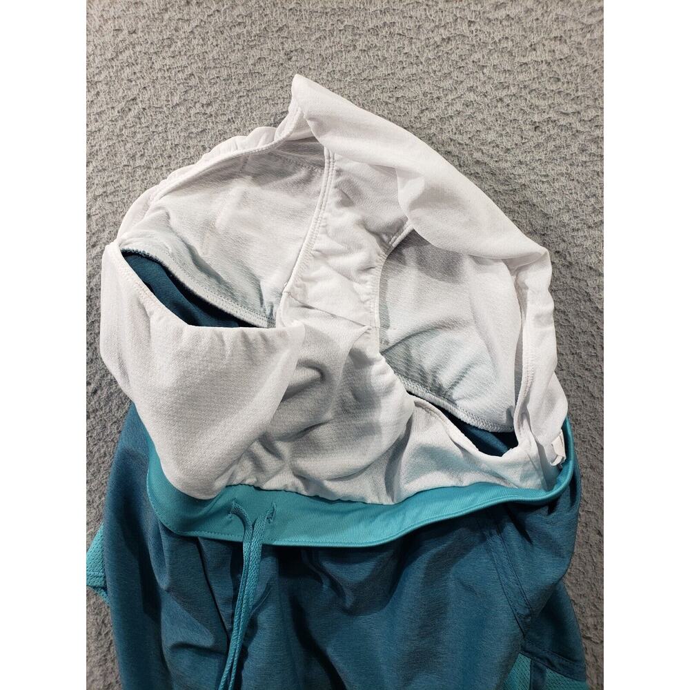 Under Armour Shorts Women's Medium Teal Blue 2.0 Fly By Running Athleisure 28x3 - Picture 11 of 16